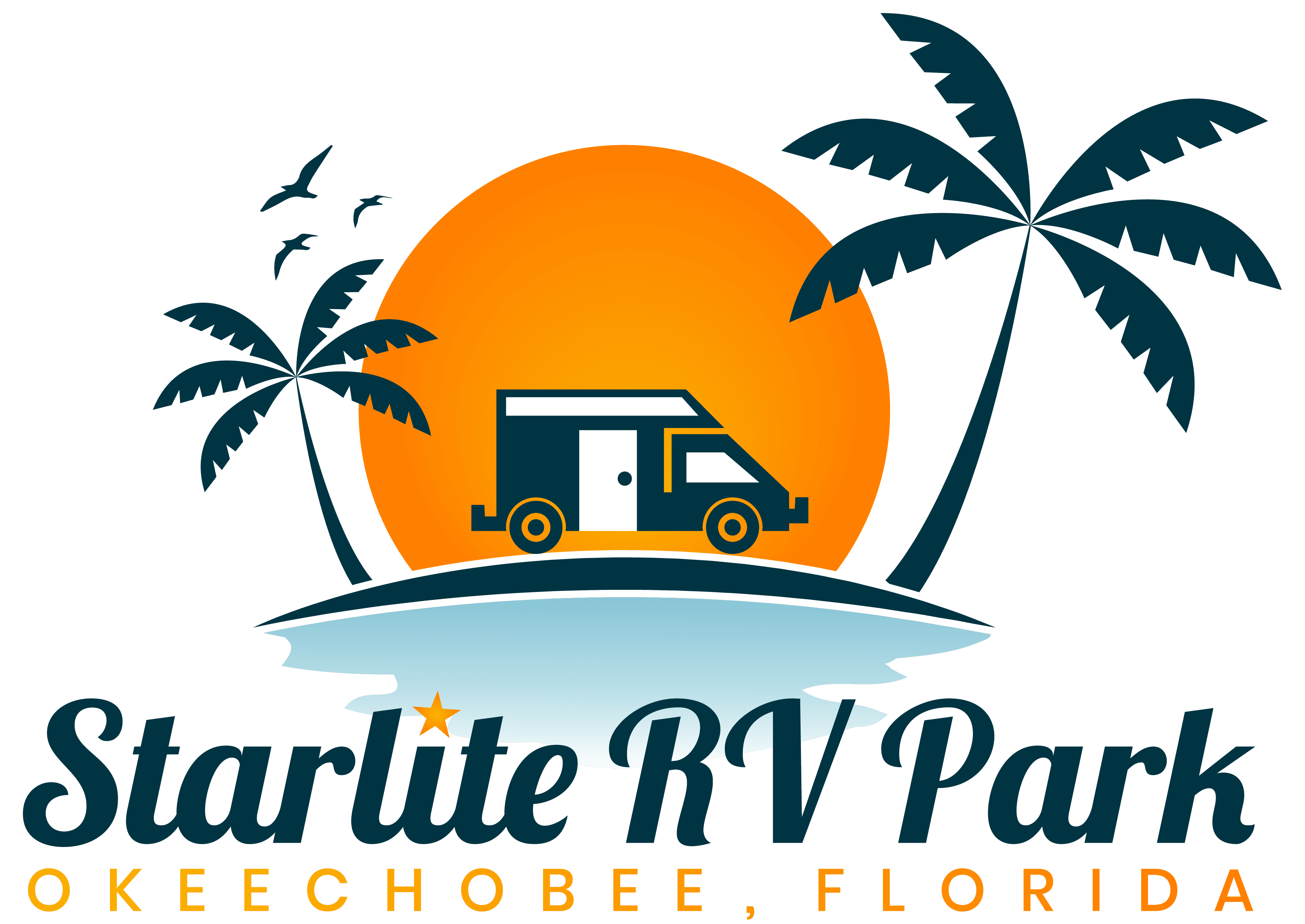 Starlite RV Park official logo on png